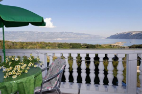 Apartment in Lopar with sea view, balcony, air conditioning, WiFi (4855-1)
